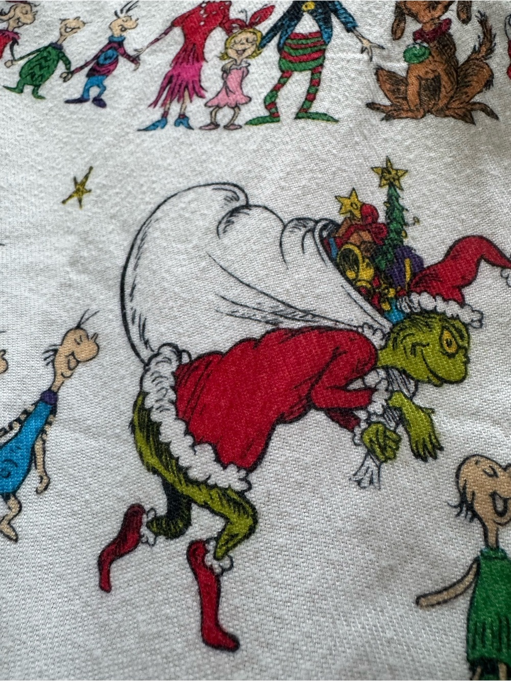 Dr.Seuss The Grinch Matching Family Pajama Set Kids 6 Adult S & XL Pottery Barn - Picture 16 of 17